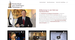 Desktop Screenshot of graphologie.de