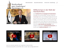 Tablet Screenshot of graphologie.de